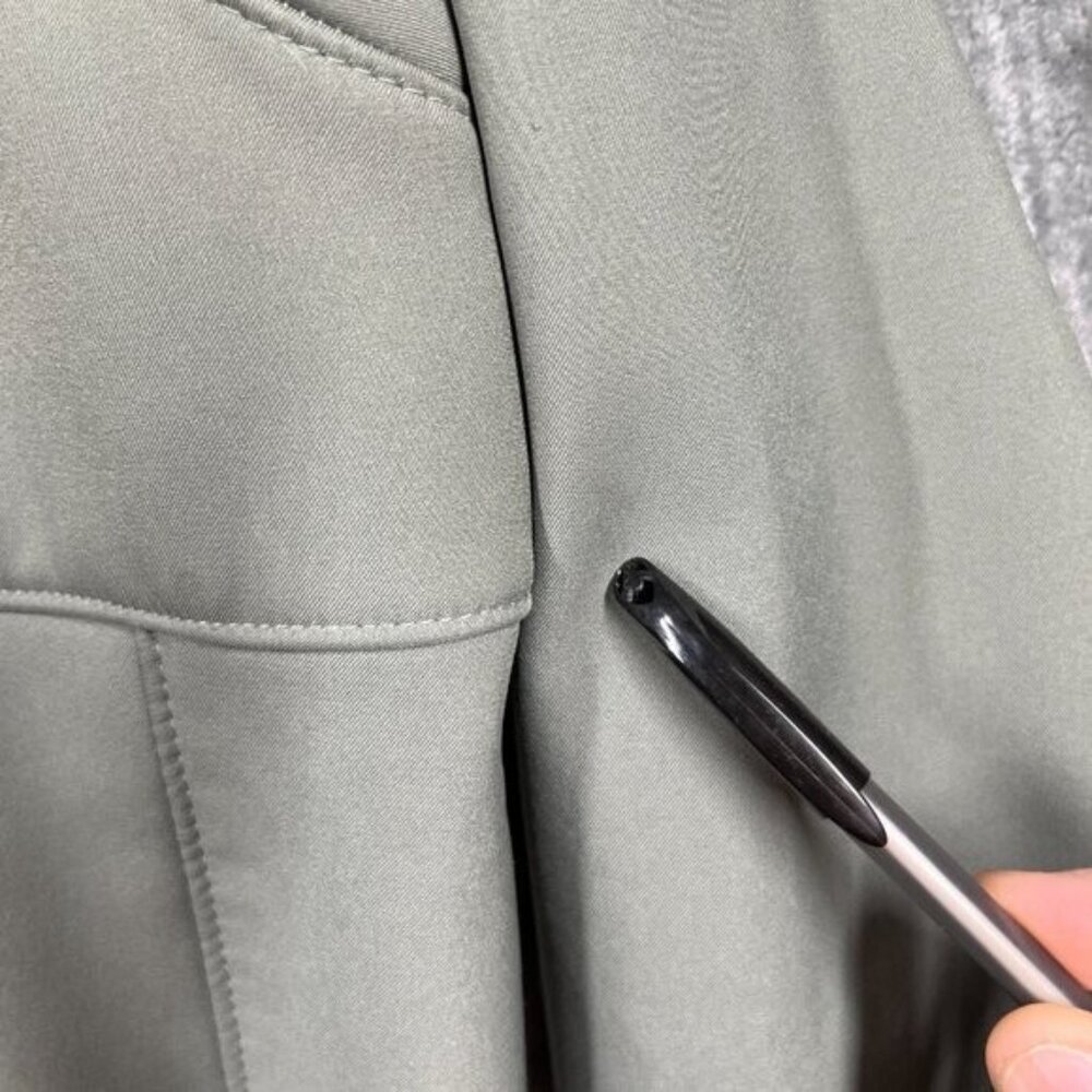 Columbia Jacket Mens Medium Green Softshell Durable Water Wind Resistant Hiking - Picture 4 of 12